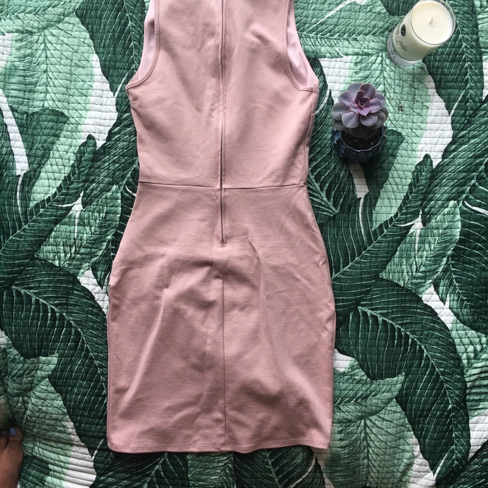 SOLD — Blush Colored Cocktail Dress - Picture 4 of 4